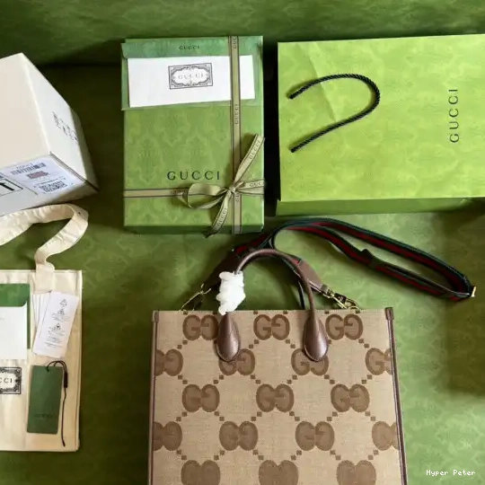 Hyper Peter jumbo GUCCI GG Tote bag with 0501